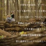 森の中